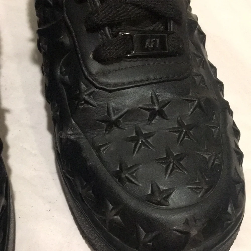 Rare! Nike Air Force 1 womens Low Independence Day Black 789204-101 size 6
